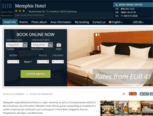 Tablet Screenshot of memphishotelfrankfurt.com